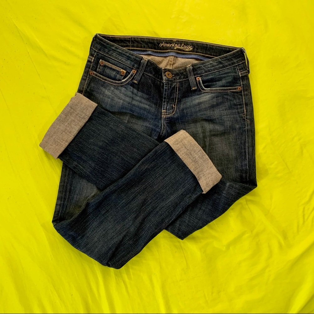 AMERICAN EAGLE Women's 77 Straight Jeans size 10